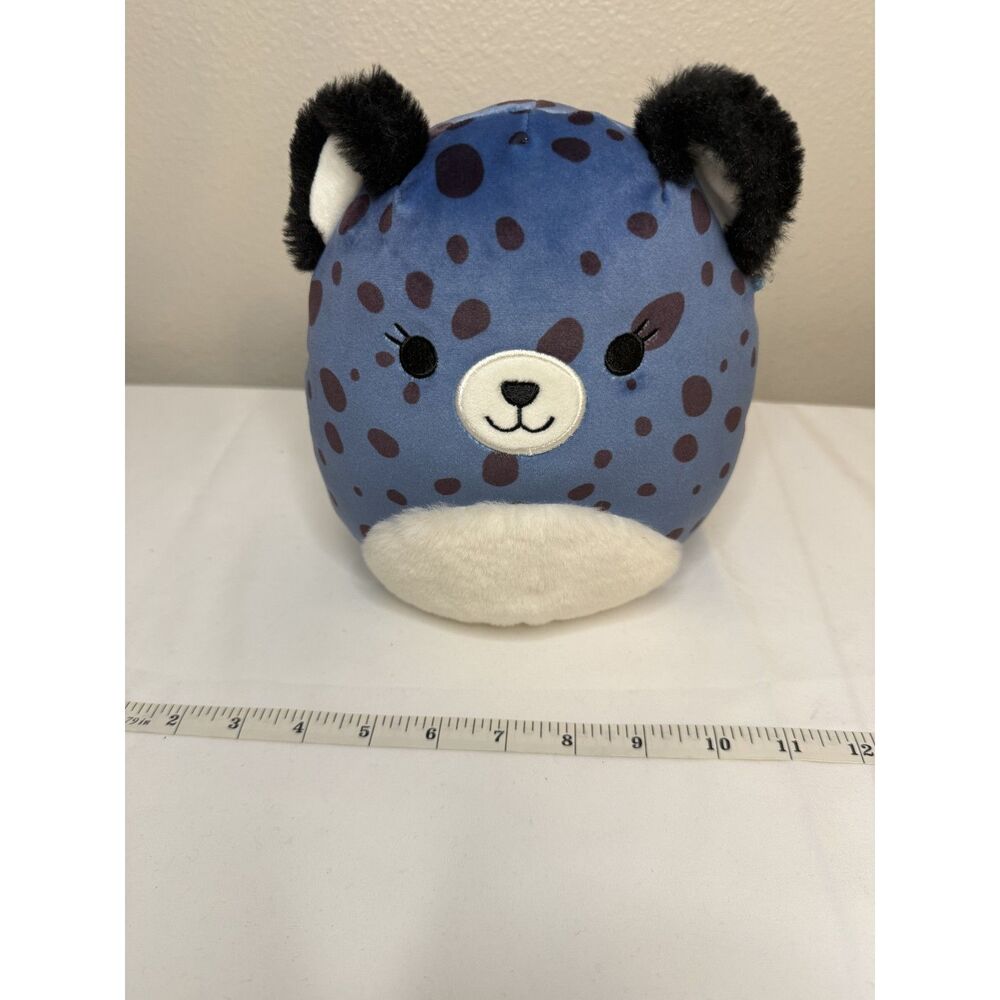 Squishmallows Spotts Blue Spotted Cat Plush 8 in